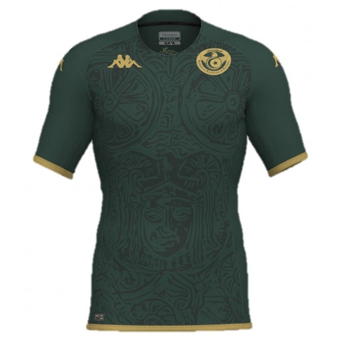 2022 World Cup National Team Tunisia Third Away Green Jersey version short sleeve-4733006