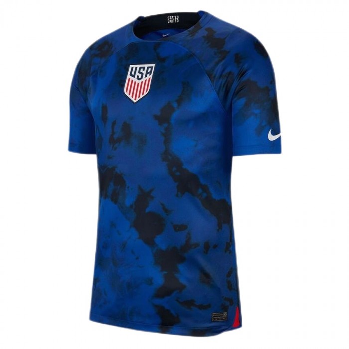 2022 World Cup National Team USA Away Blue Jersey version short sleeve (player version)-8797306
