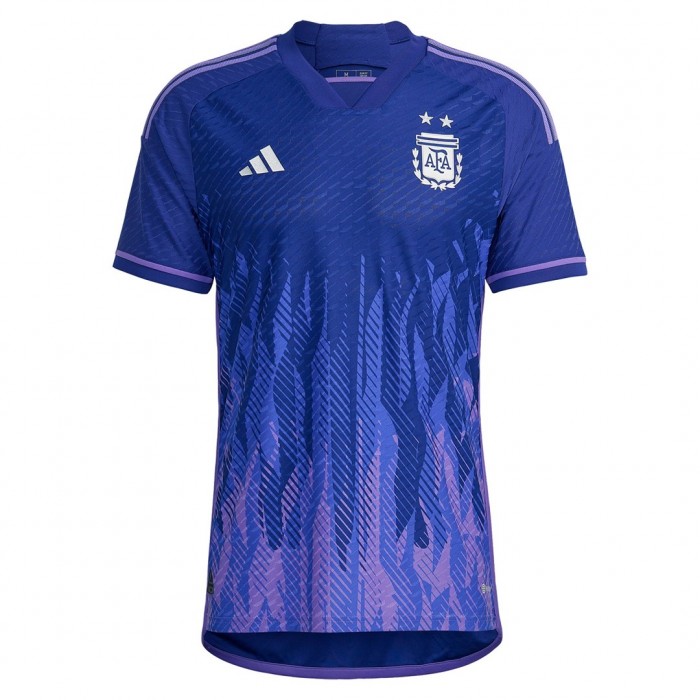 2022 World Cup National Team Argentina Away Navy Blue Jersey version short sleeve (player version)-3449137
