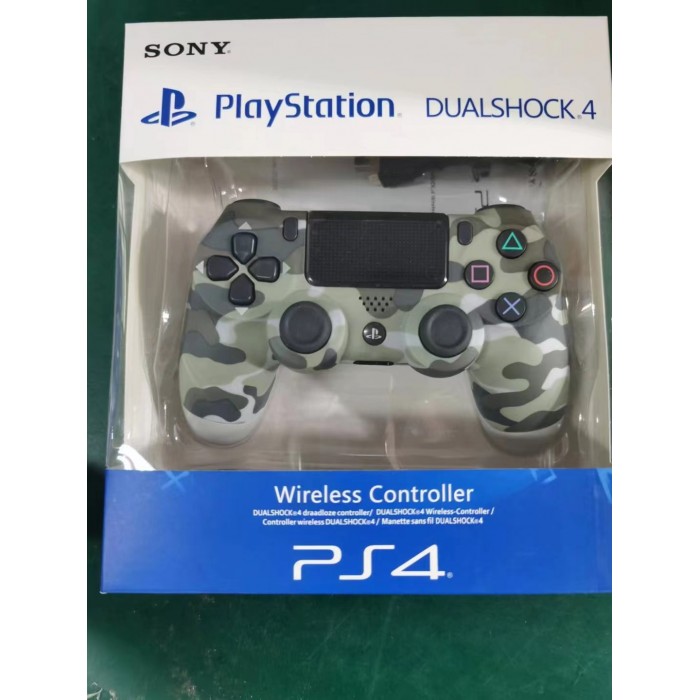 New PS4 PRO Gamepad PC PC version IOS mobile wireless Bluetooth steam controller-Camouflage Green-1057818
