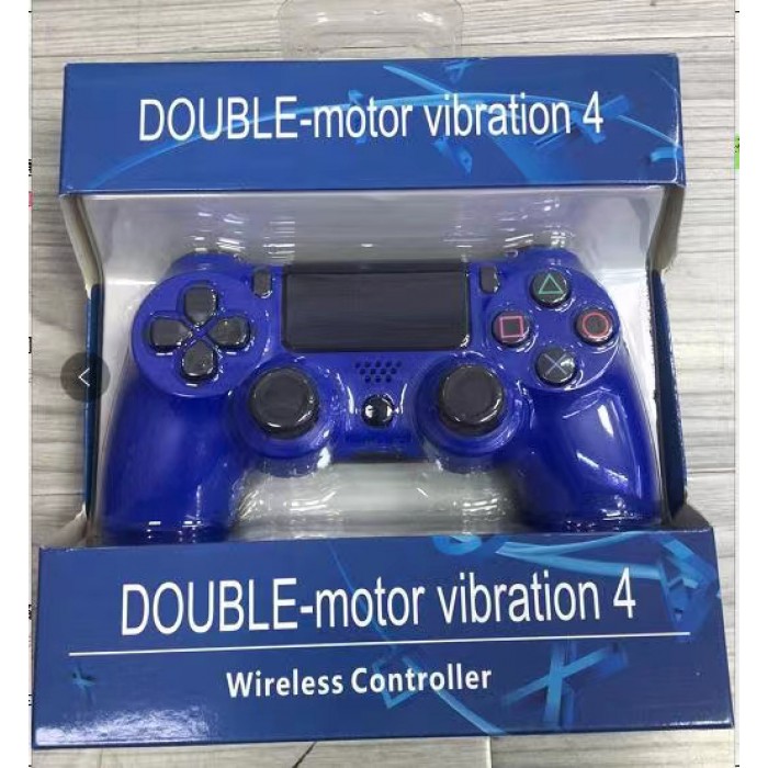 New PS4 PRO Gamepad PC PC version IOS mobile wireless Bluetooth steam controller-Blue-7340207