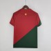 2022 World Cup National Team Portugal Home Red Green suit short sleeve kit Jersey (Shirt + Short+Sock)-8046694
