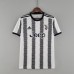 22/23 Juventus Home White Black suit short sleeve kit Jersey (Shirt + Short+Sock)-1484879