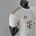 22/23 Bayern Munich Away White Gold suit short sleeve kit Jersey (Shirt + Short +Sock) (player version)-9162767