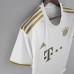 22/23 Bayern Munich Away White Gold suit short sleeve kit Jersey (Shirt + Short +Sock)-1843594