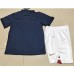 2022 World Cup National Team France home Navy Blue Jersey Kids suit (Shirt + Short +Sock)-8311713