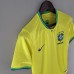 2022 World Cup National Team Women Brazil Homen Yellow Jersey short sleeve-2787866
