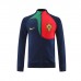2022 Portugal Navy Blue Edition Classic Training Suit-3432532