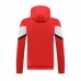 2022 Portugal Red Hooded Windbreaker Red Edition Classic Training Suit-9245792