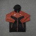 22/23 Roma Black Brown Hooded Windbreaker Black Brown Edition Classic Training Suit-4482364