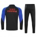 2022 Paris Saint-Germain PSG Black Blue Edition Classic Training Suit (Top + Pant)-8014171