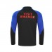 2022 Paris Saint-Germain PSG Black Blue Edition Classic Training Suit (Top + Pant)-8014171