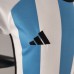 2022 World Cup Kids Argentina 3-Star Home Blue White Kids Jersey Kit short sleeve (Shirt + Short+Sock)-5821793