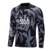 22/23 Paris Saint-Germain PSG Grey Black Edition Classic Training Suit (Top + Pant)-1917699