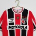 Retro 2000 Sao Paulo Futebol Clube Red Away Jersey Kit short sleeve-7509887