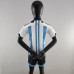 2022 World Cup Kids Argentina 3-Star Home Blue White Kids Jersey Kit short sleeve (Shirt + Short)-6839815