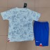 2022 World Cup France Away White Grey Jersey Kit short sleeve (Shirt + Short)-4808615