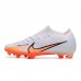 Air Zoom Mercurial Vapor XV Elite FG Soccer Shoes-White/Orange-6123328