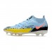 2022 World Cup Phantom GT2 Dynamic Fit Elite FG High Soccer Shoes-Blue/Yellow-6854785