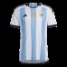 2022 World Cup Argentina 3-Star Home Blue White Jersey Kit short sleeve (Shirt + Short) (player version)-1672262