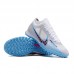 Vapor 15 Academy TF Soccer Shoes-White/Blue-172421