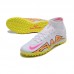 Air Zoom Mercurial Vapor XV Elite TF High Soccer Shoes-White/Yellow-3200287