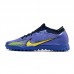 Air Zoom Mercurial Vapor XV Elite TF Soccer Shoes-Navy Blue/Yellow-7218655