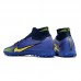Air Zoom Mercurial Vapor XV Elite TF High Soccer Shoes-Navy Blue/Yellow-7350406