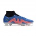 Air Zoom Mercurial Superfly IX Elite FG High Soccer Shoes-Blue/Green-6334332