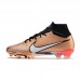 2022 World Cup in Qatar Mbappé Air Zoom Mercurial Vapor XV Elite FG High Soccer Shoes-Gold/Black-362388