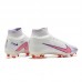 Air Zoom Mercurial Superfly IX Elite FG High Soccer Shoes-White/Red-6130194