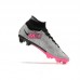 Air Zoom Mercurial Superfly IX Elite FG High Soccer Shoes-Grey/Black-3069582