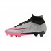 Air Zoom Mercurial Superfly IX Elite FG High Soccer Shoes-Grey/Black-3069582