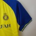 22/23 Al-Nassr FC Riyadh Victory Home Yellow Blue Jersey version short sleeve-9709639