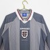 Retro 1996 England Gray Jersey Kit Long sleeve-4307698