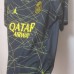 22/23 Paris Saint-Germain PSG Fourth Away Kit Black suit short sleeve kit Jersey (Shirt + Short)-5529550