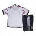 2022 World Cup Japan Away White suit short sleeve kit Jersey (Shirt + Short)-5016785