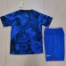 2022 World Cup USA Away Navy Blue suit short sleeve kit Jersey (Shirt + Short +Sock)-5791839