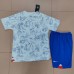 2022 World Cup France Away White suit short sleeve kit Jersey (Shirt + Short +Sock)-3850747