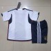 2022 World Cup Germany Home White Black suit short sleeve kit Jersey (Shirt + Short +Sock)-9557232