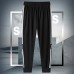 Fashion Casual Long Pants-Black/White-727190