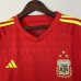 2023 Goalkeeper Argentina Red Jersey Kit short sleeve-3392957