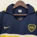 Retro 96/97 Boca Juniors Home Navy Blue Yellow Jersey Kit short sleeve-1585865