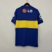 Retro 09/10 Boca Juniors Special Edition Home Navy Blue Yellow Jersey Kit short sleeve-9012451