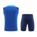 22/23 England Blue Training suit Jersey Kit Sleeveless vest (vest + Short)-2438429