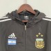 2023 Argentina Black Hooded Windbreaker jacket Windbreaker-4477417