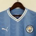 23/24 Manchester City Home Blue Jersey Kit (Shirt + Short)-7082864