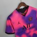 20/21 Jordan Paris Saint-Germain PSG fourth away purple Red Jersey Kit short sleeve-4857074
