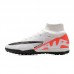 Superfly 8 Academy TF High Soccer Shoes-White/Black-4898752