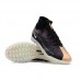 Air Zoom Mercurial Vapor XV Elite TF High Soccer Shoes-Black/Gold-4725374